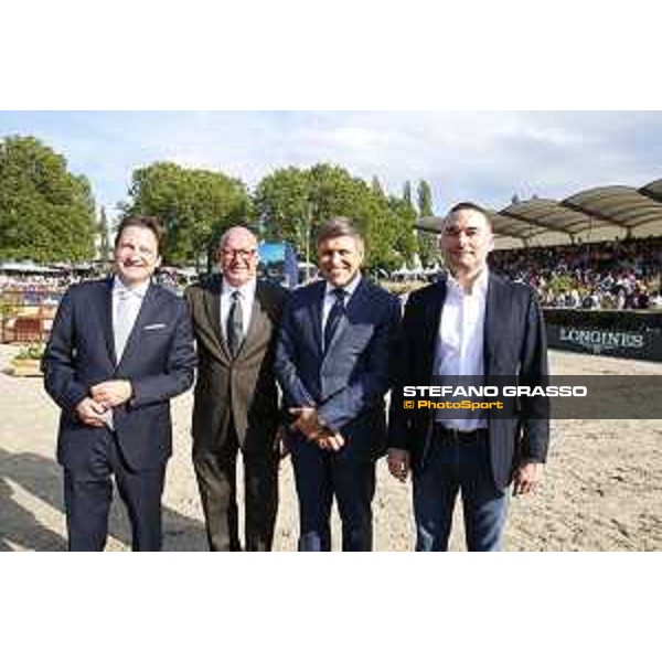 LGCT of Berlin - Prize giving ceremony - Volker Wulff, Juan-Carlos Capelli, Rainer Eckert and Lars Windhorst - Berlin, 29th july 2017 - ph.Stefano Grasso/LGCT