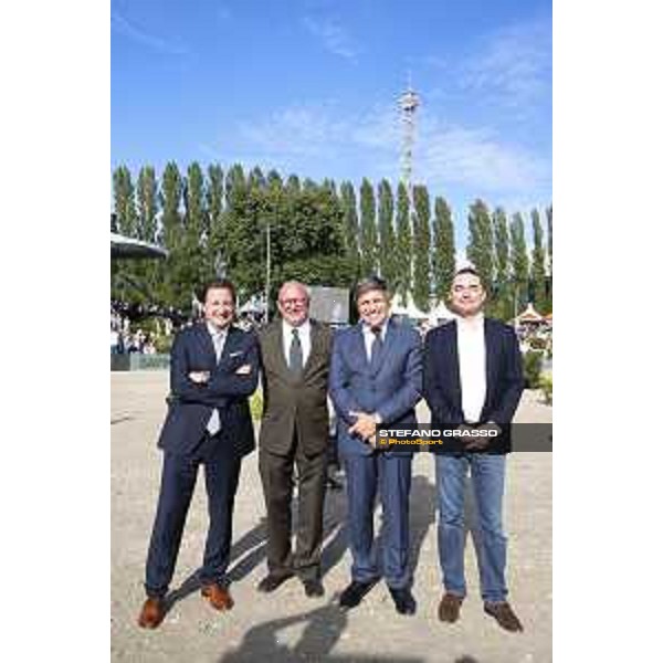 LGCT of Berlin - Prize giving ceremony - Volker Wulff, Juan-Carlos Capelli, Rainer Eckert and Lars Windhorst - Berlin, 29th july 2017 - ph.Stefano Grasso/LGCT