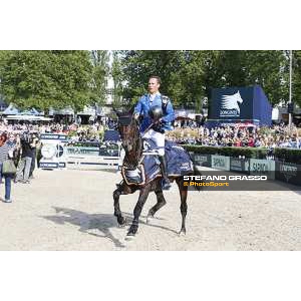 LGCT of Berlin - Prize giving ceremony - Christian Ahlmann on Codex One parades after winning the LGCT Grand Prix of Berlin presented by Sapinda - Berlin, 29th july 2017 - ph.Stefano Grasso/LGCT