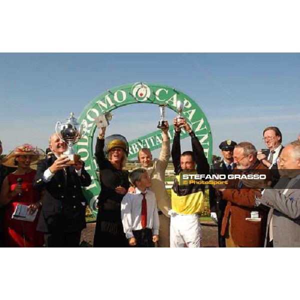 prize ceremony of 120° Derby Italiano Rome Capannelle, Derby Day 2003 ph. Stefano Grasso