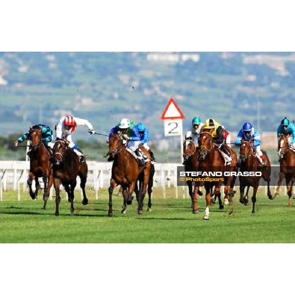 last twenty meters to the winning post of 120° Derby Italiano Rome Capannelle, Derby Day 2003 ph. Stefano Grasso