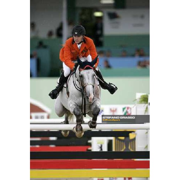 Vincent Voorn on Audi\'s Alpapillon-Armanie during the team competition Mannheim, 17th august 2007 ph. Stefano Grasso