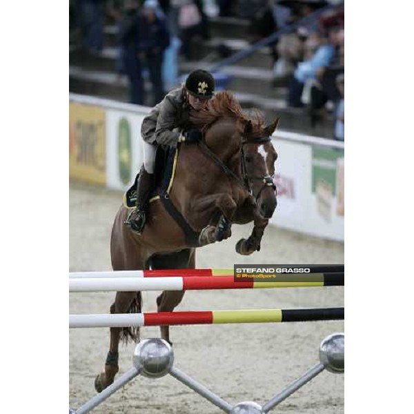 Chiara Arrighetti on Harpon du Borda during the team competition Mannheim, 17th august 2007 ph. Stefano Grasso