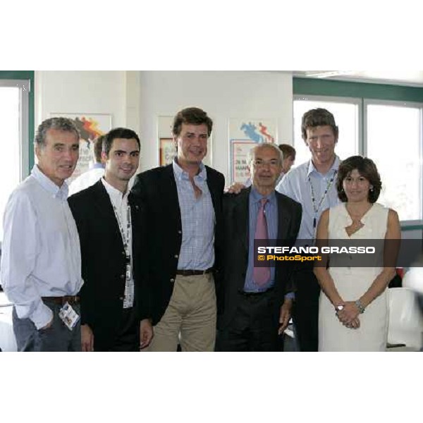 the new board of IJRC commitee- Eleonora Ottaviani, Ludger Beerbaum, Nelson Pessoa, Cayetano Martinez de Irujo, Rodrigo Pessoa and Michel Robert Mannheim, 18th august 2007 ph. Stefano Grasso
