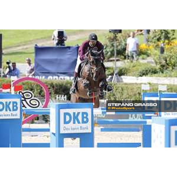 LGCT of Berlin - Class 5 - Sheikh Ali Al Thani on Carolina 31 - Berlin, - 30 July 2017 - ph.Mario Grassia/LGCT