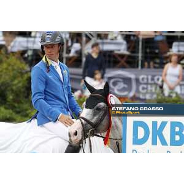 LGCT of Berlin - Class 5 - Prize giving ceremony - Christian Ahlmann on Colorit wins the class - Berlin, - 30 July 2017 - ph.Mario Grassia/LGCT