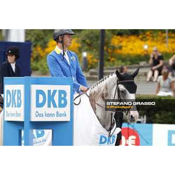 LGCT of Berlin - Class 5 - Prize giving ceremony - Christian Ahlmann on Colorit wins the class - Berlin, - 30 July 2017 - ph.Mario Grassia/LGCT