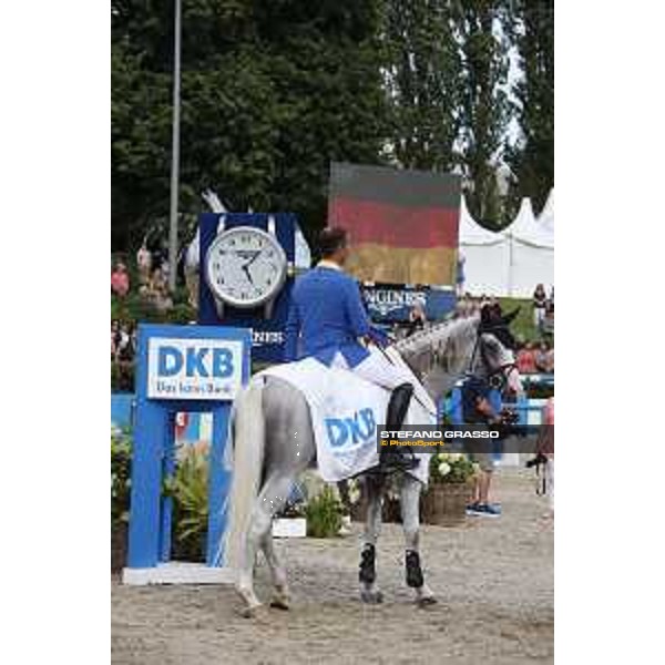 LGCT of Berlin - Class 5 - Prize giving ceremony - Christian Ahlmann on Colorit wins the class - Berlin, - 30 July 2017 - ph.Mario Grassia/LGCT