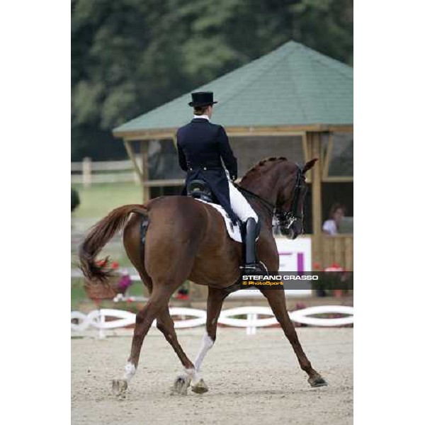 Ellen Schulten-Baumer on Donatha S, leads after the 1st part Fei European Dressage Championship La Mandria, 30th august 2007 ph. Stefano Grasso