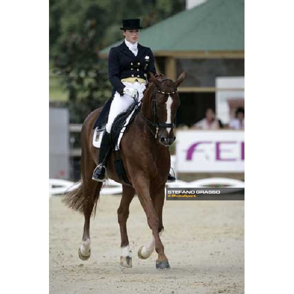 Ellen Schulten-Baumer on Donatha S, leads after the 1st part Fei European Dressage Championship La Mandria, 30th august 2007 ph. Stefano Grasso
