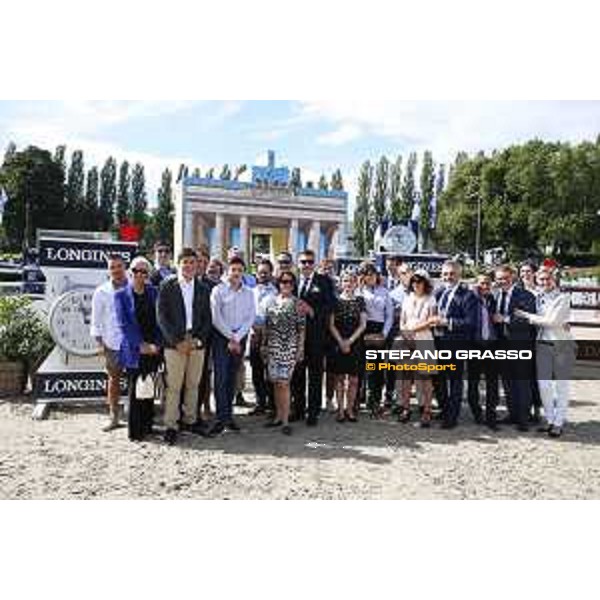 LGCT of Berlin - Juan Carlos Capelli and Longines guests during course walking of LGCT Grand Prix of Berlin presented by Sapinda - Berlin, - 29 July 2017 - ph.Stefano Grasso/LGCT