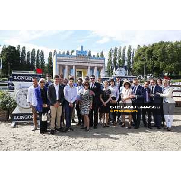 LGCT of Berlin - Juan Carlos Capelli and Longines guests during course walking of LGCT Grand Prix of Berlin presented by Sapinda - Berlin, - 29 July 2017 - ph.Stefano Grasso/LGCT