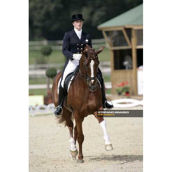 Ellen Schulten-Baumer on Donatha S, leads after the 1st part Fei European Dressage Championship La Mandria, 30th august 2007 ph. Stefano Grasso