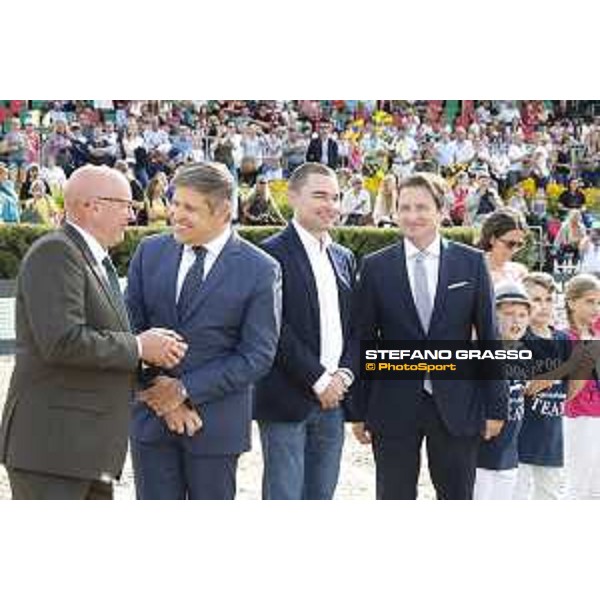 LGCT of Berlin - Lars Windhorst, Volker Wulff, Juan Carlos Capelli and Rainer Eckert - Berlin, - 29 July 2017 - ph.Mario Grassia/LGCT