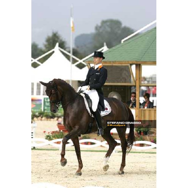 Hans Peter Minderhoud on Exquis Nadin, 2nd after the 1st part Fei European Dressage Championship La Mandria, 30th august 2007 ph. Stefano Grasso