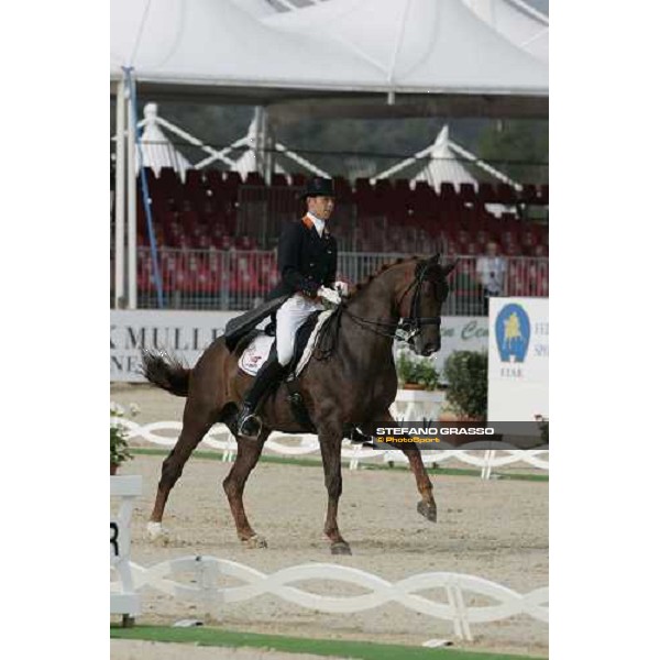 Hans Peter Minderhoud on Exquis Nadin, 2nd after the 1st part Fei European Dressage Championship La Mandria, 30th august 2007 ph. Stefano Grasso