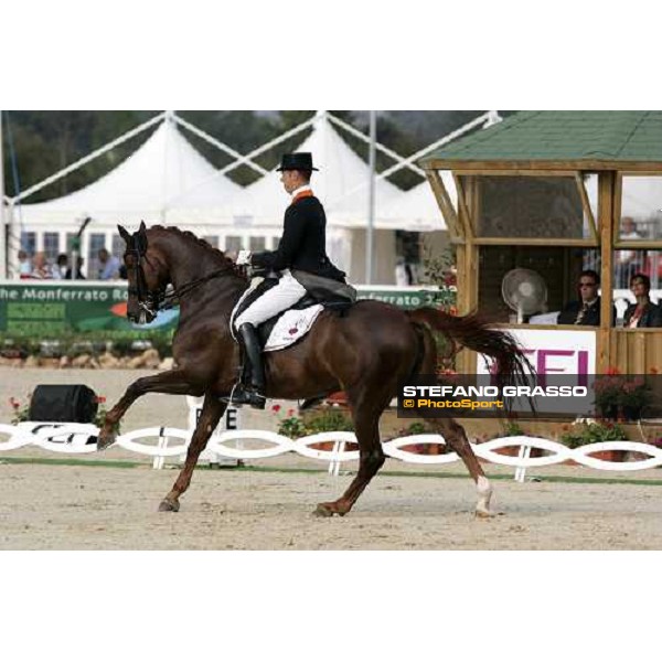 Hans Peter Minderhoud on Exquis Nadin, 2nd after the 1st part Fei European Dressage Championship La Mandria, 30th august 2007 ph. Stefano Grasso