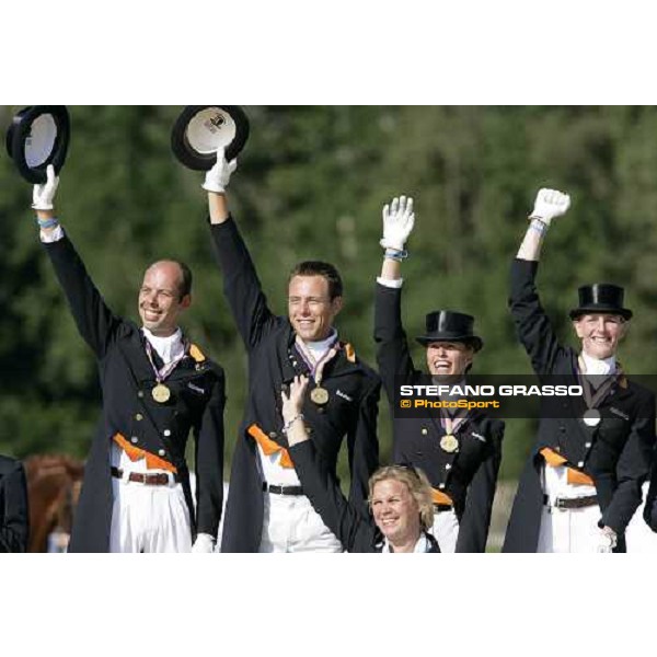 The Dutch team winner of the european dressage championship 2007 La Mandria, 31st august 2007 ph. Stefano Grasso
