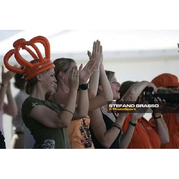 Dutch supporters at the european dressage championship 2007 La Mandria, 31st august 2007 ph. Stefano Grasso