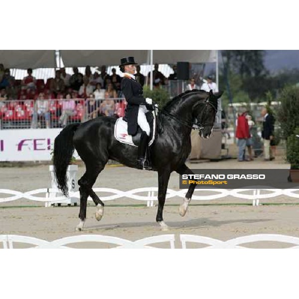Anky Van Grunsven on Keltec Salinero 1st in the Gran Prix and team champion at the european dressage championship 2007 La Mandria, 31st august 2007 ph. Stefano Grasso
