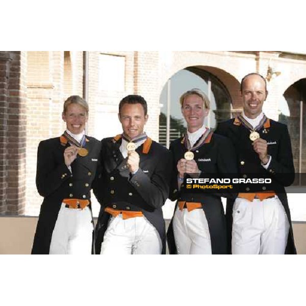 The Dutch team winner of the european dressage championship 2007 La Mandria, 31st august 2007 ph. Stefano Grasso