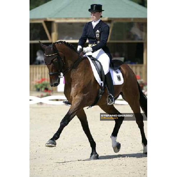 Isabelle Werth on Satchmo 78 2nd classified in the Gran Prix de Dressage at the european dressage championship 2007 La Mandria, 31st august 2007 ph. Stefano Grasso
