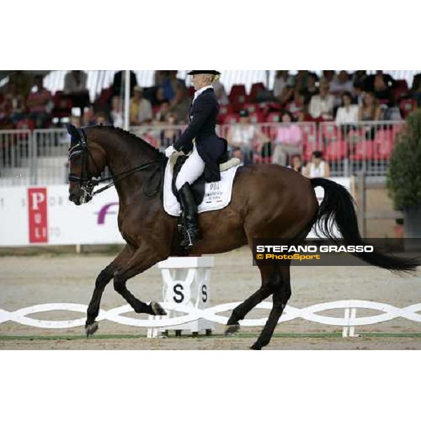 Anna Paprocka Campanella on Andretti H 21st classified in the Gran Prix de Dressage at the european dressage championship 2007 La Mandria, 31st august 2007 ph. Stefano Grasso