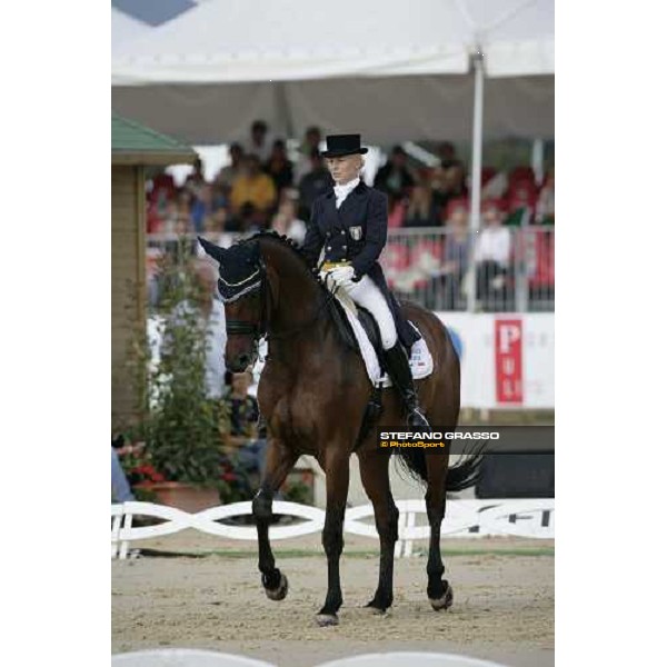 Anna Paprocka Campanella on Andretti H 21st classified in the Gran Prix de Dressage at the european dressage championship 2007 La Mandria, 31st august 2007 ph. Stefano Grasso