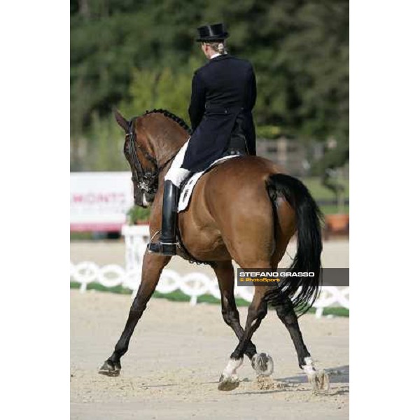 Isabell Werth on Satchmo 78 winners of the Grand Prix Special Technical Championship at the dressage european championship 2007 La Mandria, 1st sept. 2007 ph. Stefano Grasso