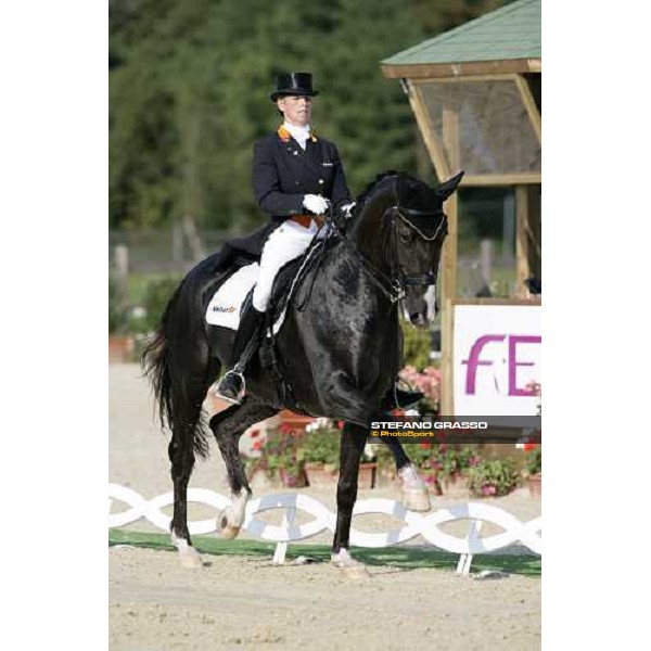 Anky Van Grunsven on Keltec Salinero during her performance at the dressage european championship 2007 La Mandria, 1st sept. 2007 ph. Stefano Grasso