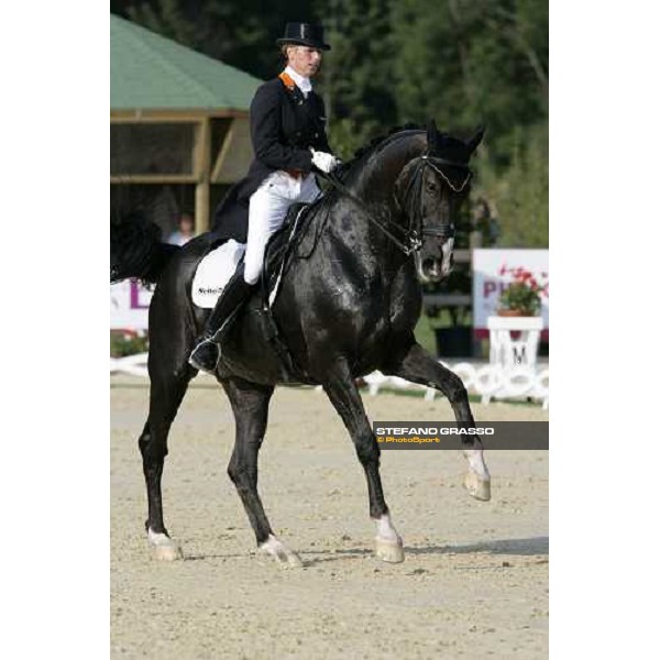Anky Van Grunsven on Keltec Salinero during her performance at the dressage european championship 2007 La Mandria, 1st sept. 2007 ph. Stefano Grasso