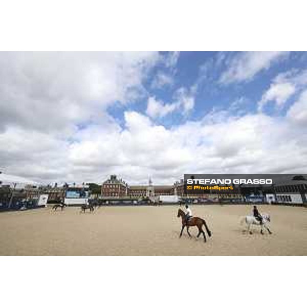 LGCT of London warming up in the main arena London,3rd august 2017 ph.© Stefano Grasso/LGCT