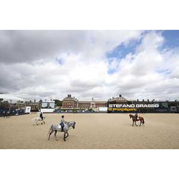 LGCT of London warming up in the main arena London,3rd august 2017 ph.© Stefano Grasso/LGCT