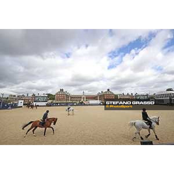 LGCT of London warming up in the main arena London,3rd august 2017 ph.© Stefano Grasso/LGCT