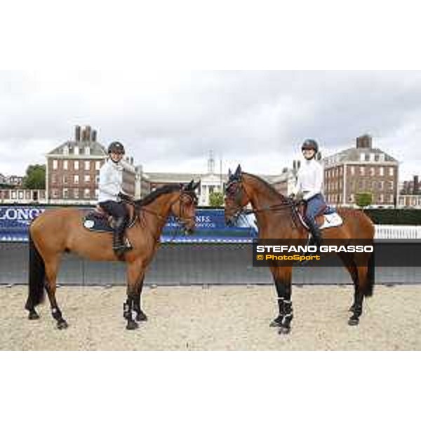 LGCT of London warming up in the main arena London,3rd august 2017 ph.© Stefano Grasso/LGCTLGCT of London Georgina Bloomberg and Ariana Rockefeller London,3rd august 2017 ph.© Stefano Grasso/LGCT