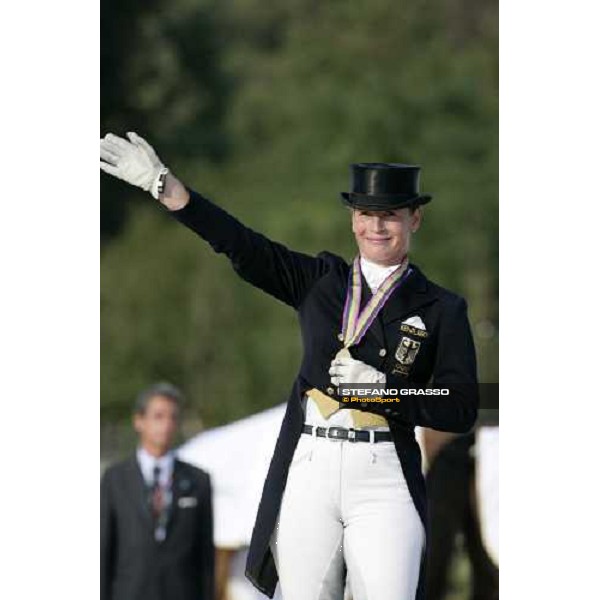 Isabell Werth winner of the Grand Prix Special Technical Championship at the dressage european championship 2007 La Mandria, 1st sept. 2007 ph. Stefano Grasso