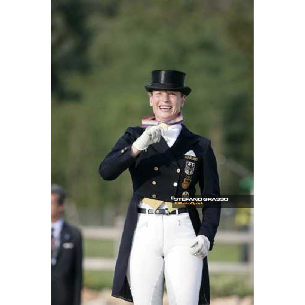 Isabell Werth winner of the Grand Prix Special Technical Championship at the dressage european championship 2007 La Mandria, 1st sept. 2007 ph. Stefano Grasso