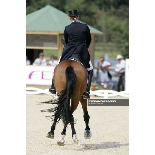Isabell Werth on Satchmo 78 silver medalist of Gran Prix Kur at the Fei European Dressage Championship LA MANDRIA-Venaria Reale-Druento (TO) - 2nd sept. 2007 ph. Stefano Grasso