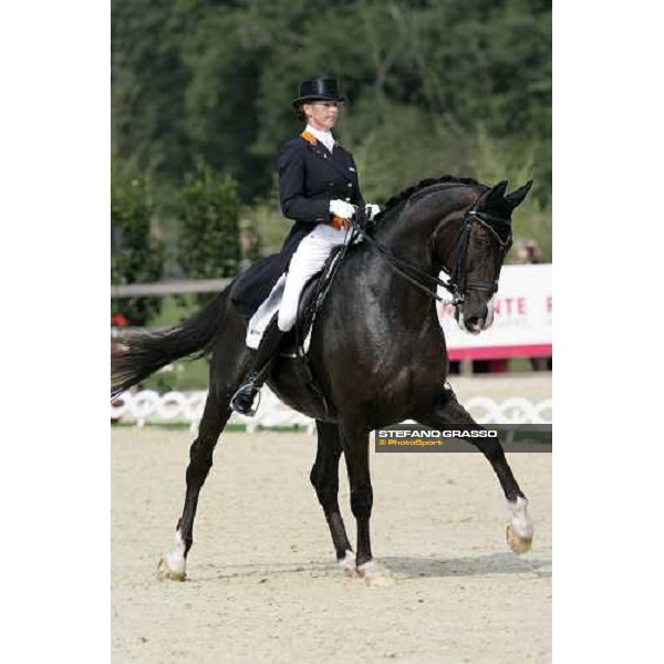 Anky Van Grunsven on Keltec Salinero gold medalist of Gran Prix Kur at the Fei European Dressage Championship LA MANDRIA-Venaria Reale-Druento (TO) - 2nd sept. 2007 ph. Stefano Grasso