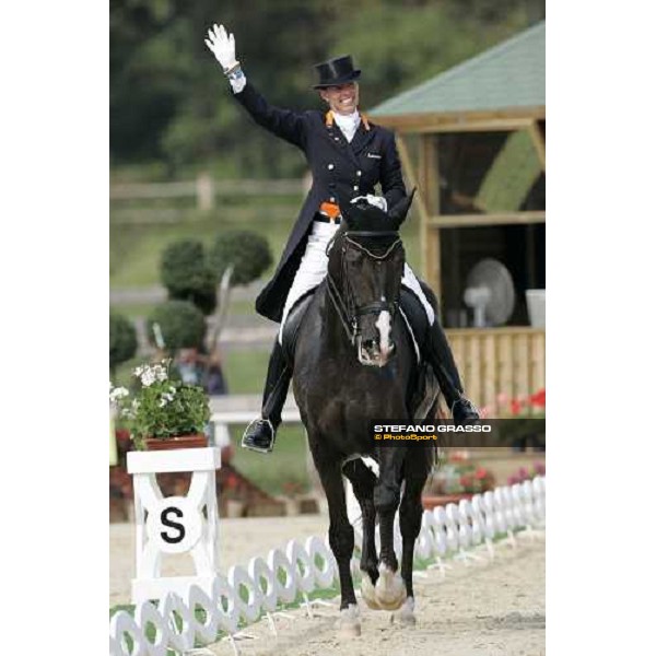 Anky Van Grunsven on Keltec Salinero gold medalist of Gran Prix Kur at the Fei European Dressage Championship LA MANDRIA-Venaria Reale-Druento (TO) - 2nd sept. 2007 ph. Stefano Grasso