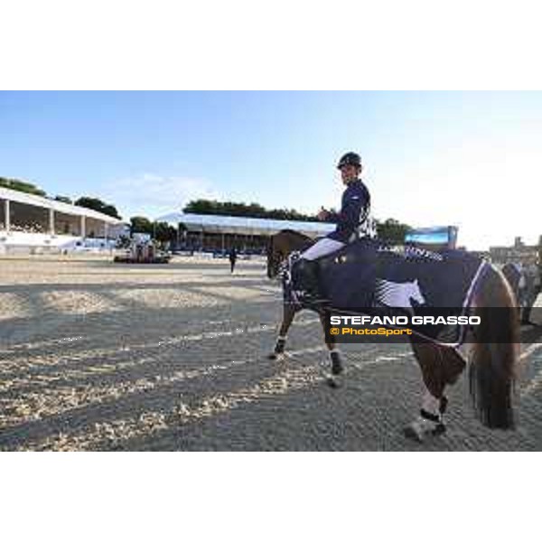 LGCT of London - Grand Prix - Prize giving ceremony - Scott Brash on Hello Forever wins the LGCT Grand Prix of London presented by Sapinda - London,5th august 2017 - ph. Stefano Grasso/LGCT