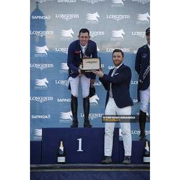 LGCT of London - Grand Prix - Prize giving ceremony - Scott Brash receiver the Longines watch - London,5th august 2017 - ph. Stefano Grasso/LGCT