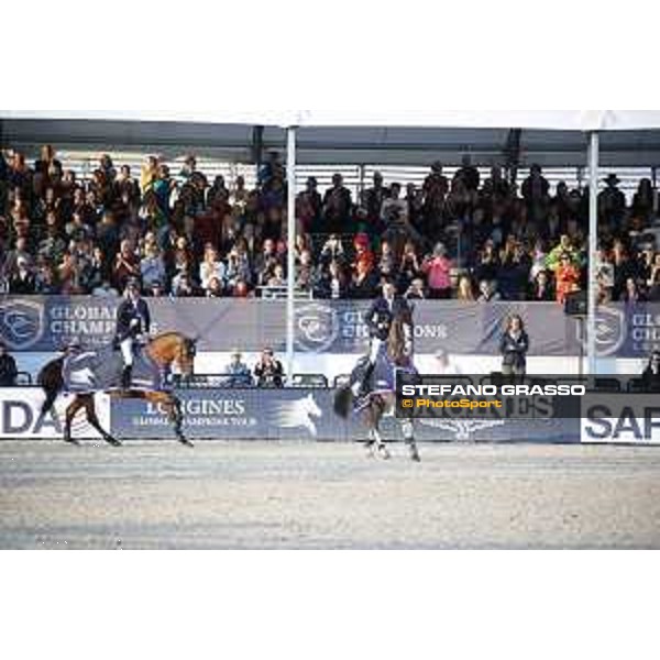 LGCT of London - Grand Prix - Prize giving ceremony - Scott Brash on Hello Forever parades after winning LGCT GP of London presented by Sapinda - London,5th august 2017 - ph. Stefano Grasso/LGCT