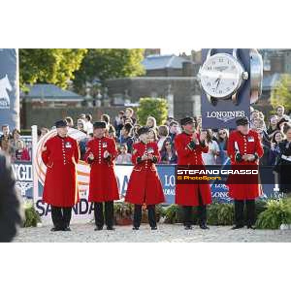 LGCT of London - Grand Prix - Prize giving ceremony - The Chelsea Pensioners - London, - 5 August 2017 - ph.Mario Grassia/LGCT