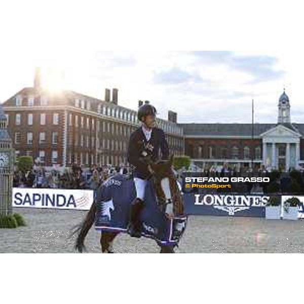 LGCT of London - Grand Prix - Prize giving ceremony - Scott Brash on Hello Forever wins the LGCT Grand Prix of London presented by Sapinda- London, - 5 August 2017 - ph.Mario Grassia/LGCT