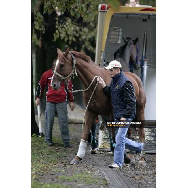 Pessoa and Vernar arrive at Merano Merano Maia, 28th sept.2007 ph. Stefano Grasso