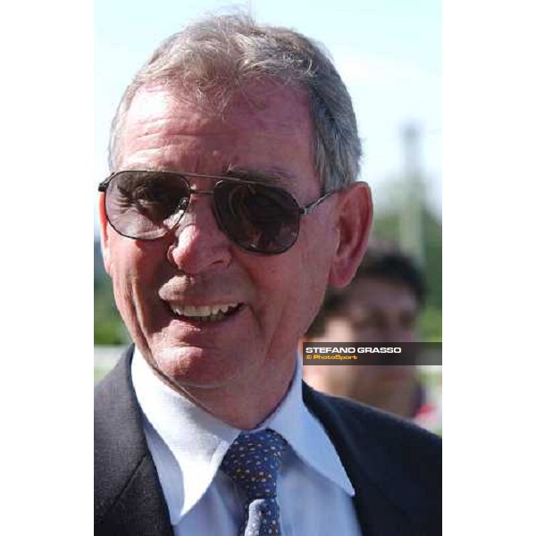 Clive Brittain, trainer of Menhoubah Milan 23rd may 2004 ph. Stefano Grasso