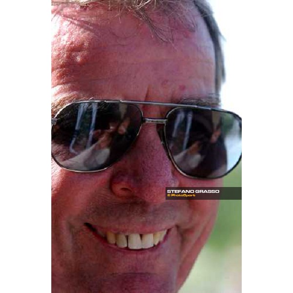 Clive Brittain, trainer of Menhoubah Milan 23rd may 2004 ph. Stefano Grasso