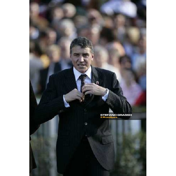 trainer Paolo Favero after winning the 68¡ Gran Premio Merano Forst Merano Maia, 30th sept. 2007 ph. Stefano Grasso