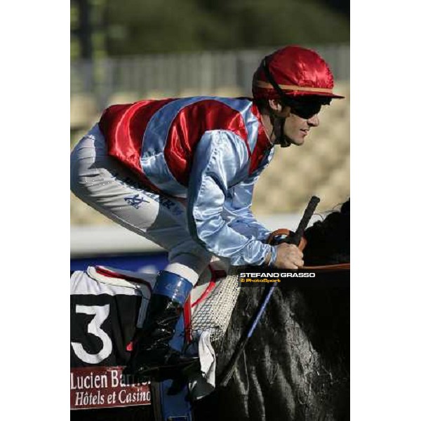 Olivier Peslier comes back on Spirito del Vento Paris, Longchamp 6th october 2007 ph. Stefano Grasso